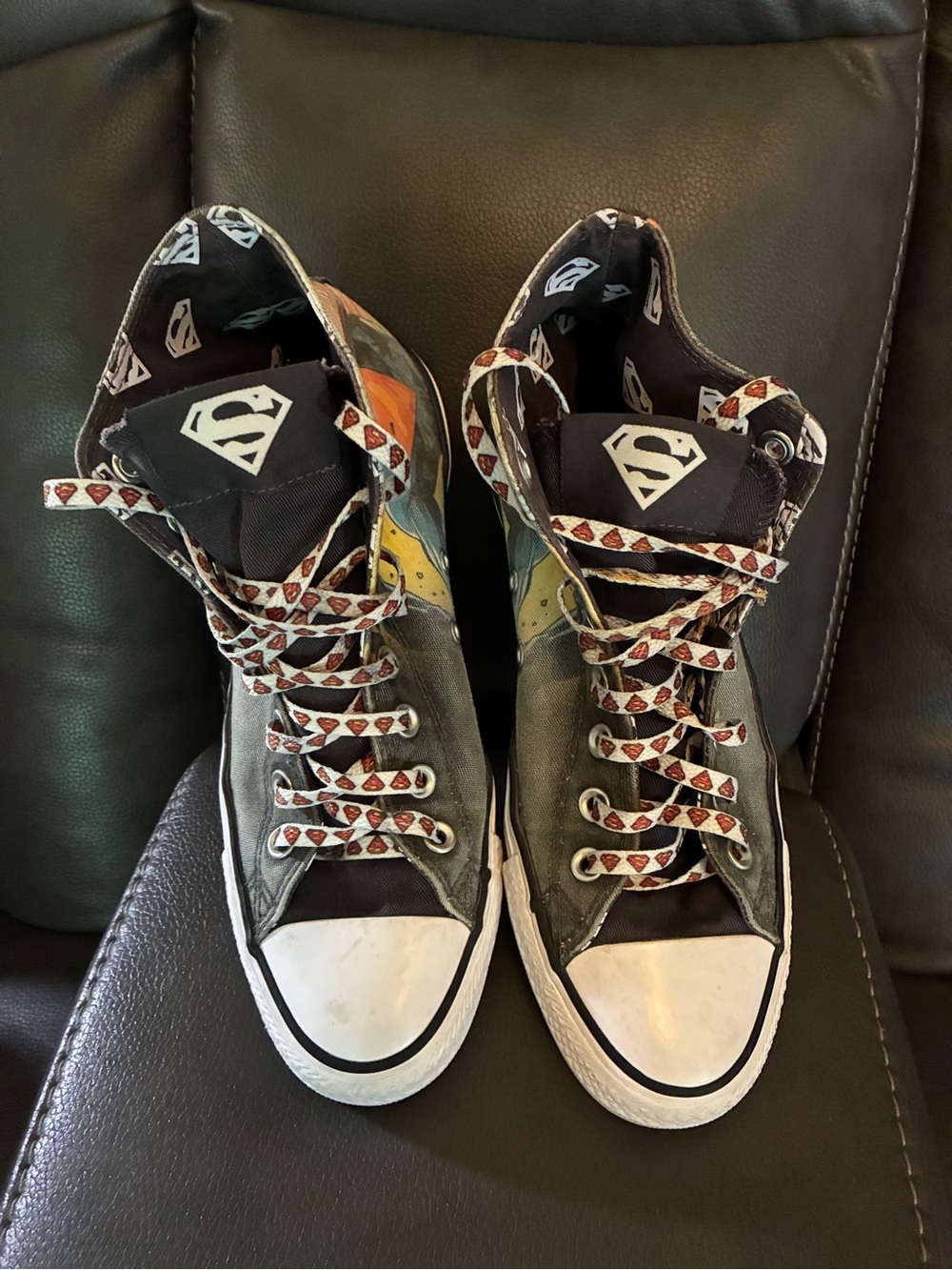 Converse All Star DC Comics Superman  High-Top Sneakers Men Size 8